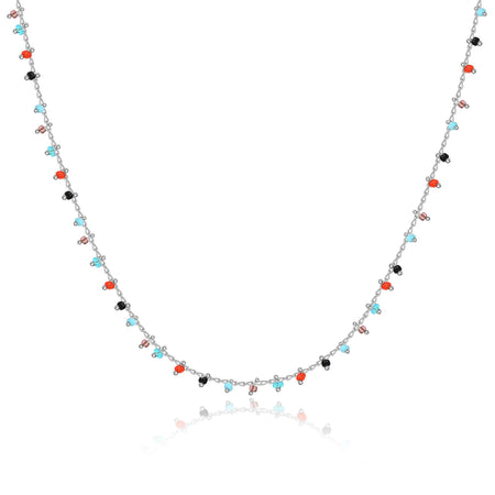 Collier "Couleurs" ~ Or / Argent