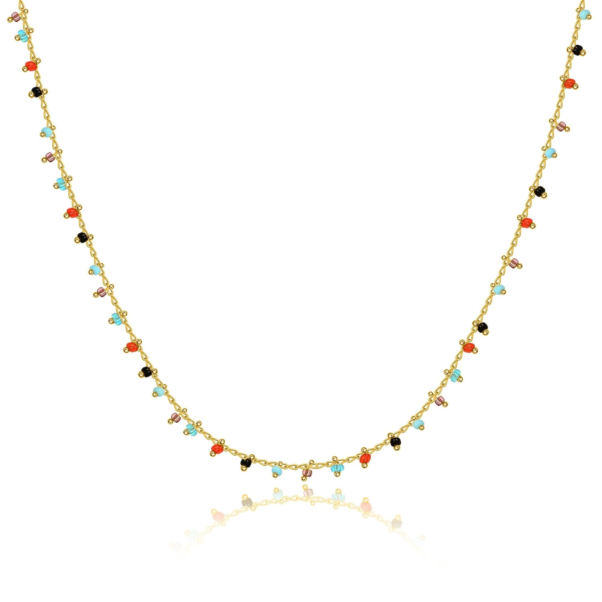 Collier "Couleurs" ~ Or / Argent