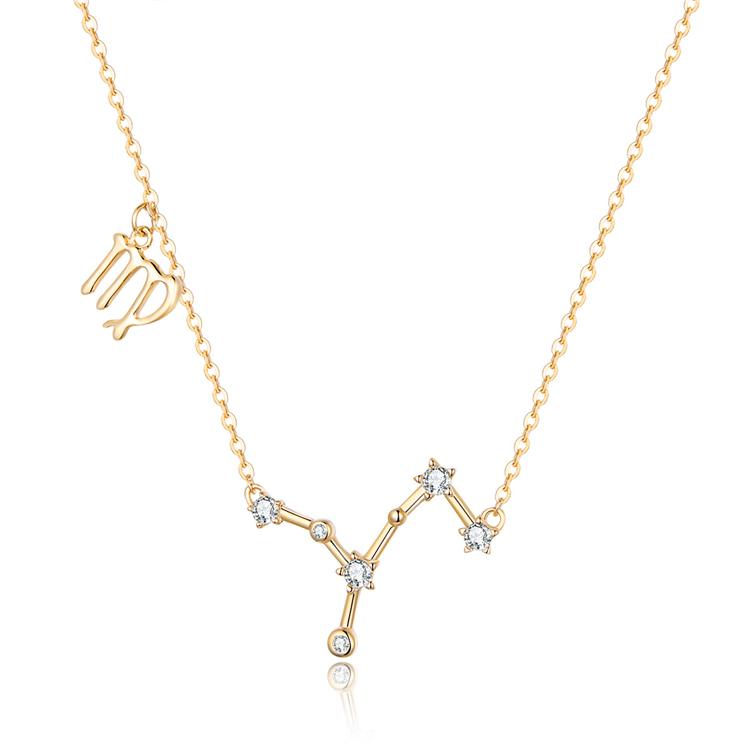 Collier "Constellations du Zodiaque" ~ Argent Sterling