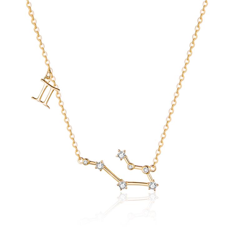 Collier "Constellations du Zodiaque" ~ Argent Sterling