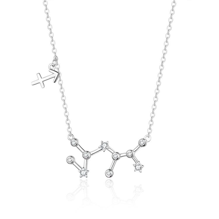 Collier "Constellations du Zodiaque" ~ Argent Sterling