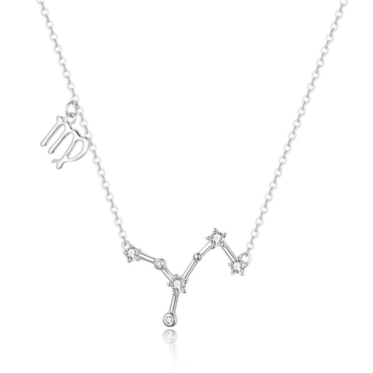 Collier "Constellations du Zodiaque" ~ Argent Sterling