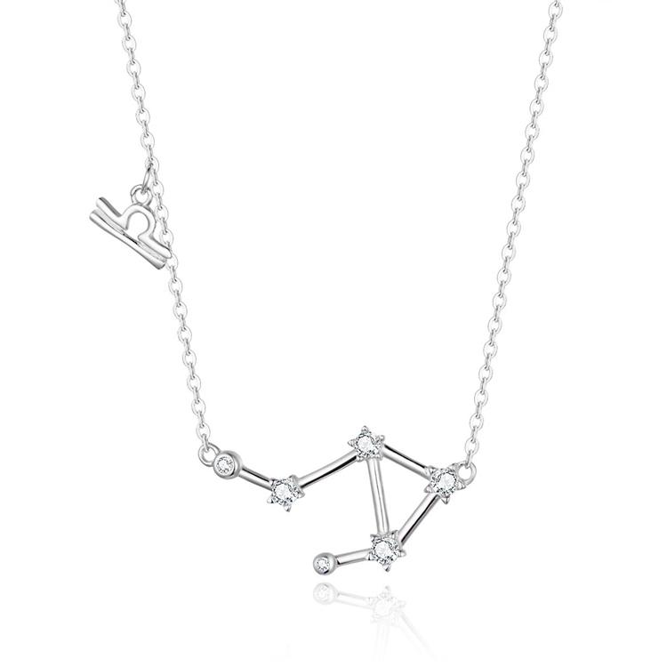 Collier "Constellations du Zodiaque" ~ Argent Sterling