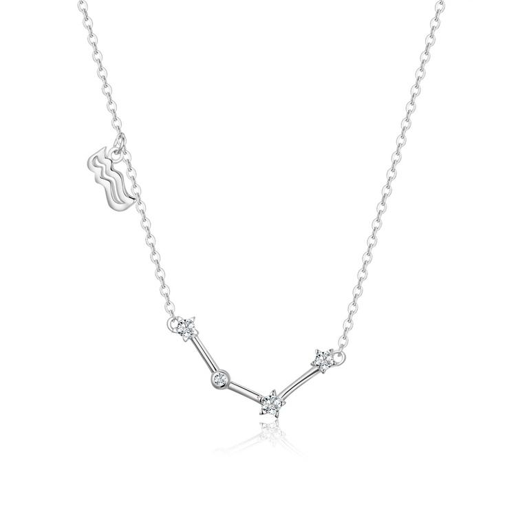 Collier "Constellations du Zodiaque" ~ Argent Sterling