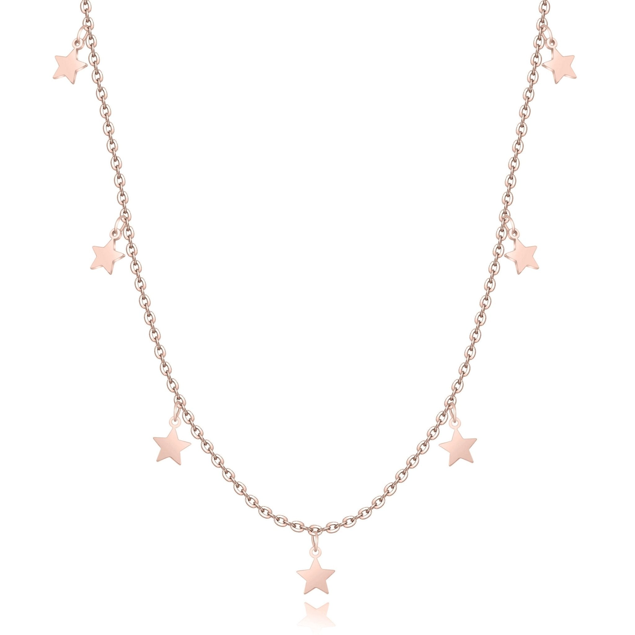 Collier "Étoiles" ~ Or / Rose / Argent