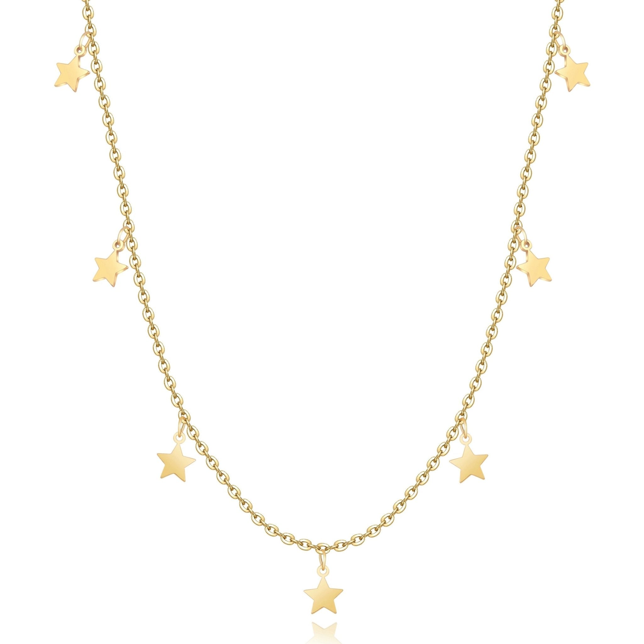 Collier "Étoiles" ~ Or / Rose / Argent