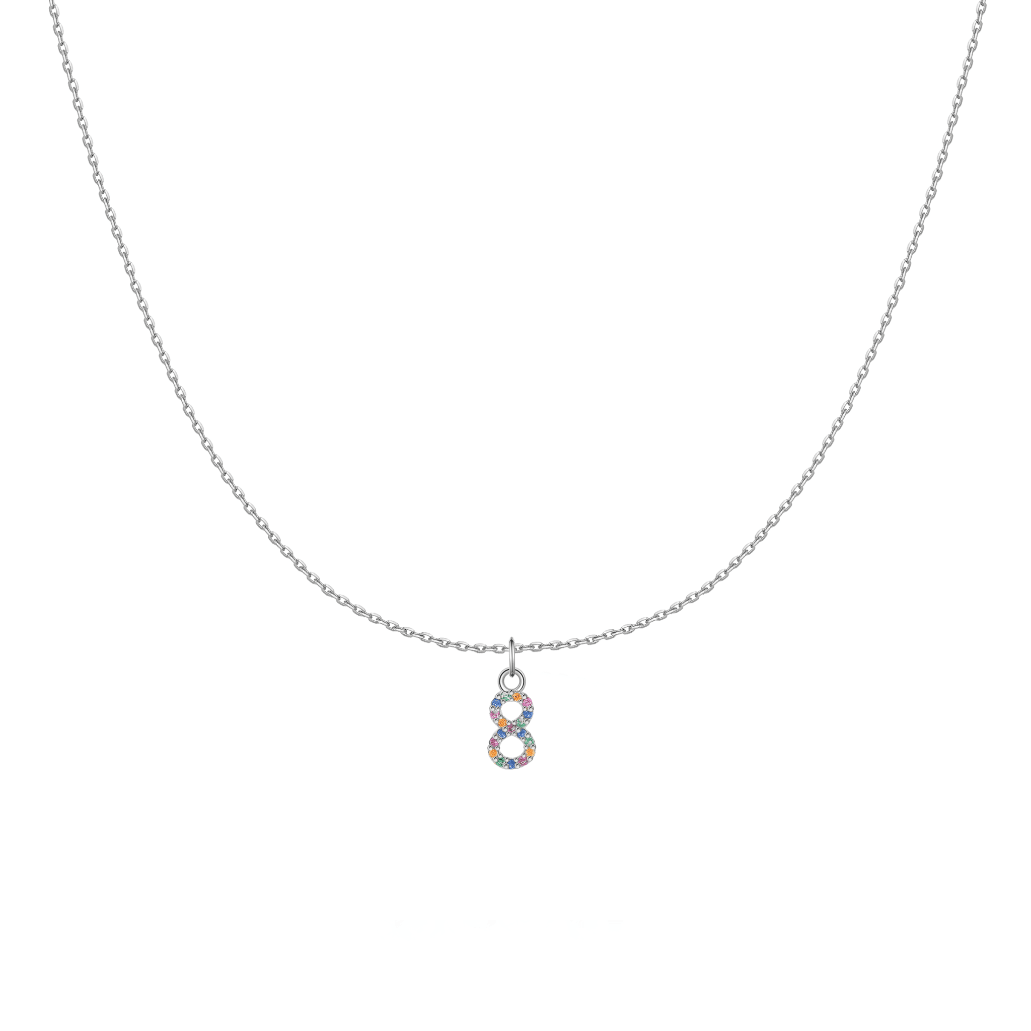 Collier "Little Numbers" ~ Argent Sterling