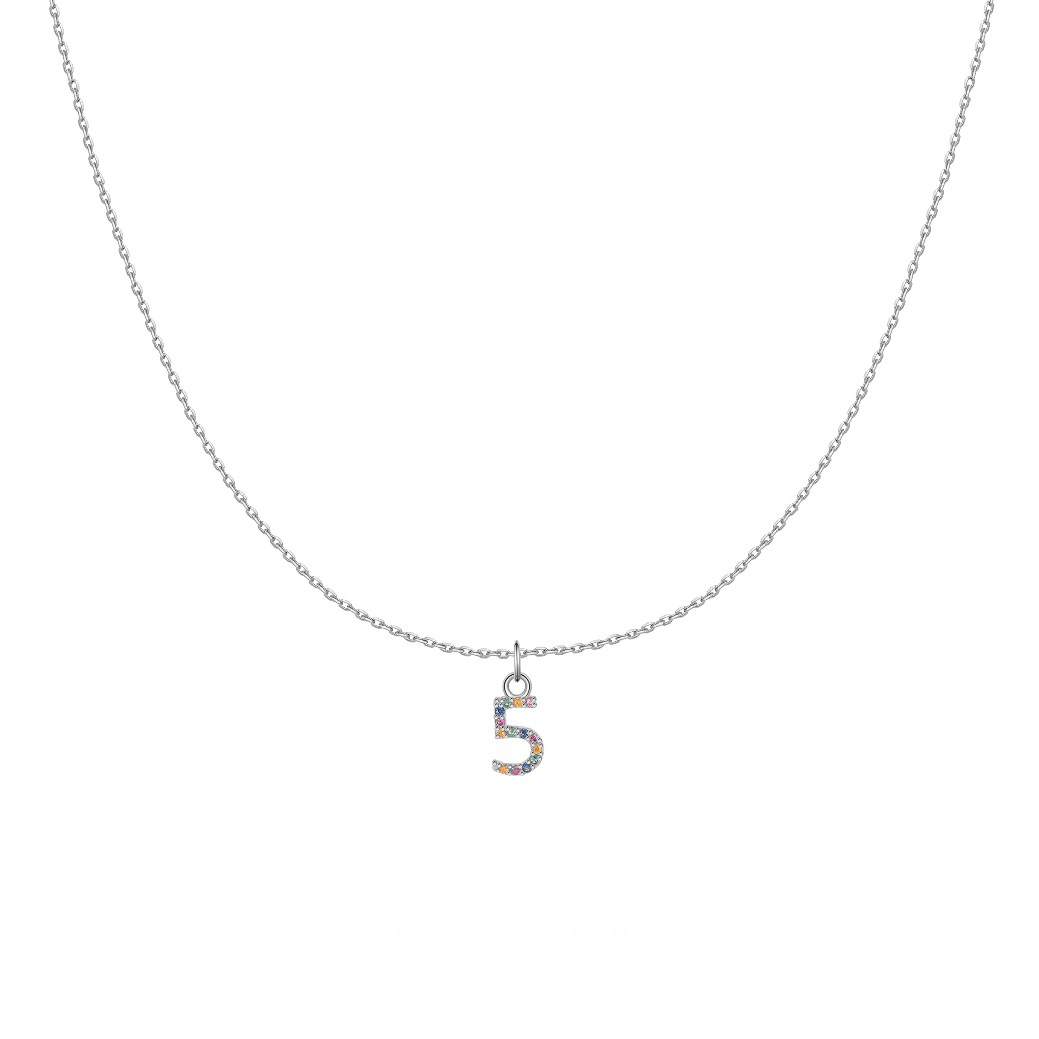 Collier "Little Numbers" ~ Argent Sterling