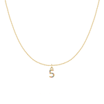 Charger l&#39;image dans la galerie, Collier &quot;Little Numbers&quot; ~ Argent Sterling
