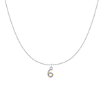 Charger l&#39;image dans la galerie, Collier &quot;Little Numbers&quot; ~ Argent Sterling
