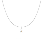 Charger l&#39;image dans la galerie, Collier &quot;Little Numbers&quot; ~ Argent Sterling
