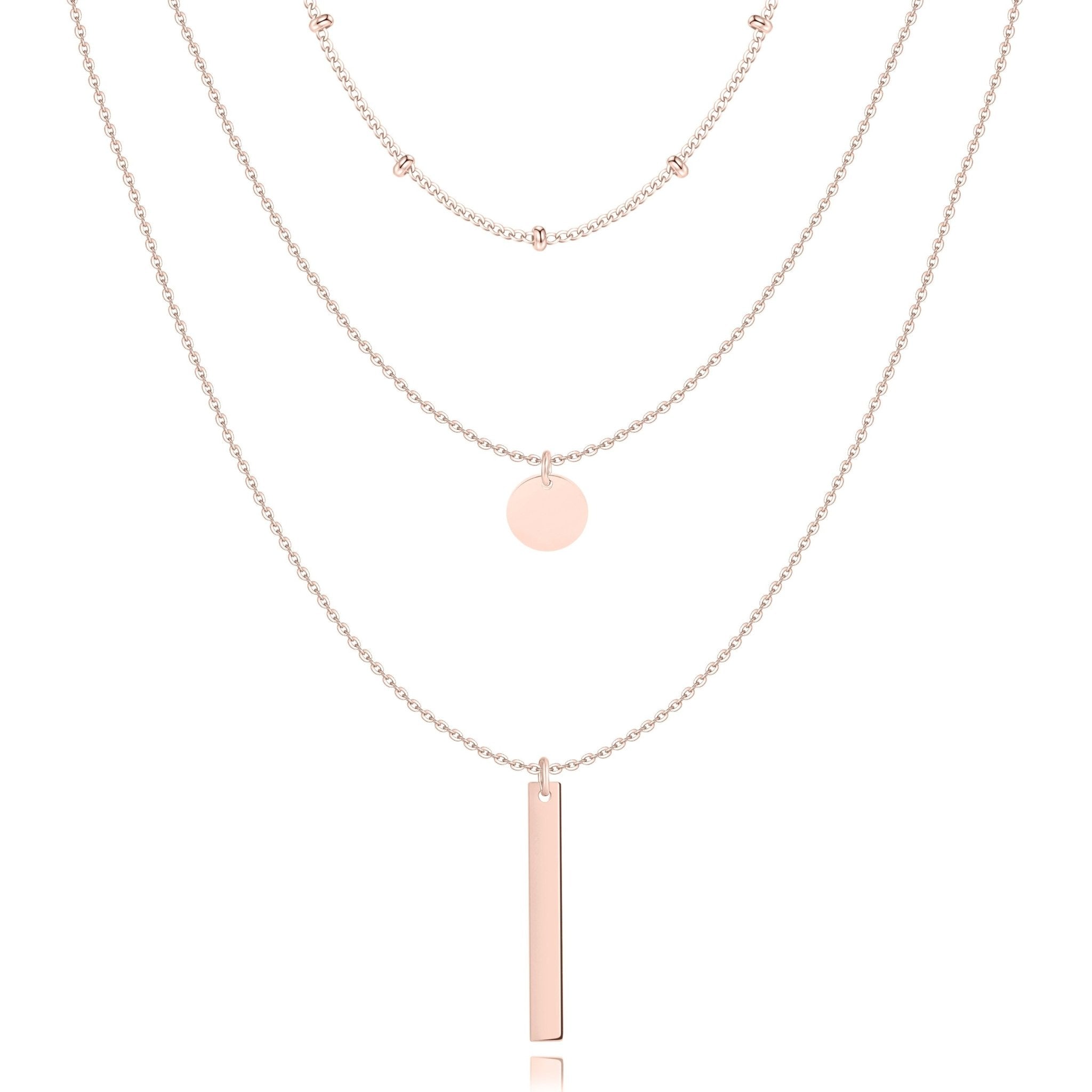 Collier "Majestueuse" ~ Or / Rose/ Argent