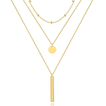 Collier "Majestueuse" ~ Or / Rose/ Argent