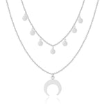 Charger l&#39;image dans la galerie, Collier &quot;MoonSky&quot; ~ Or / Argent / Rose
