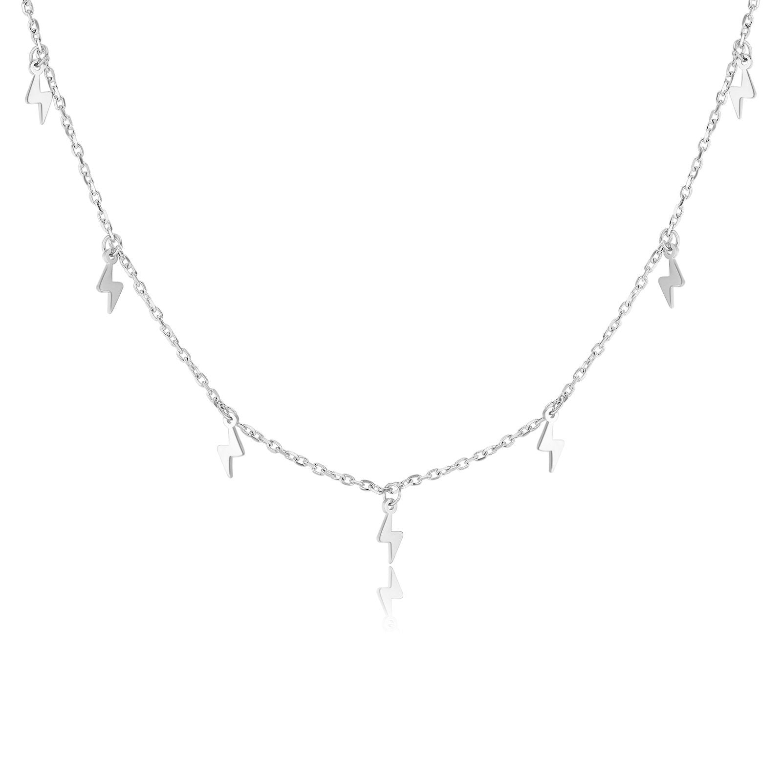 Collier "Thunder" ~ Or/Argent