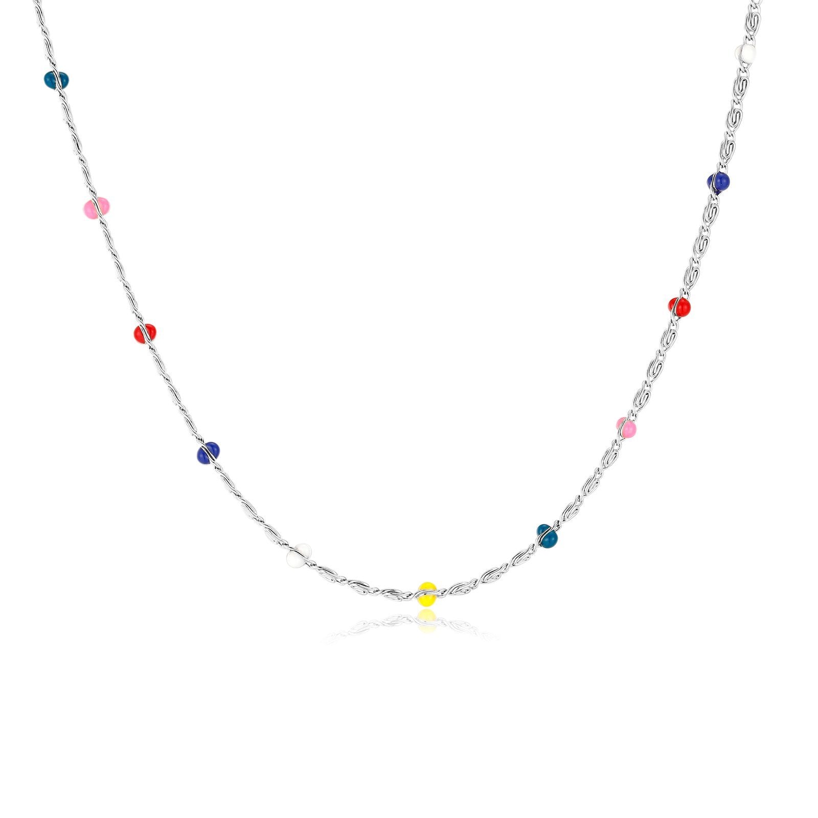 Collier "Val Colors" ~ Or/Argent
