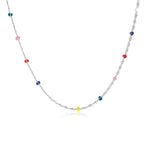 Charger l&#39;image dans la galerie, Collier &quot;Val Colors&quot; ~ Or/Argent
