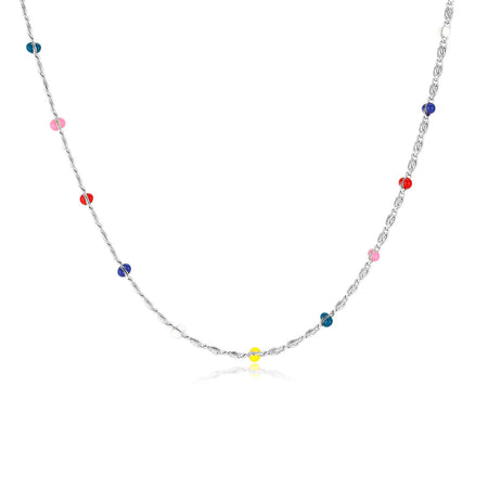 Collier "Val Colors" ~ Or/Argent