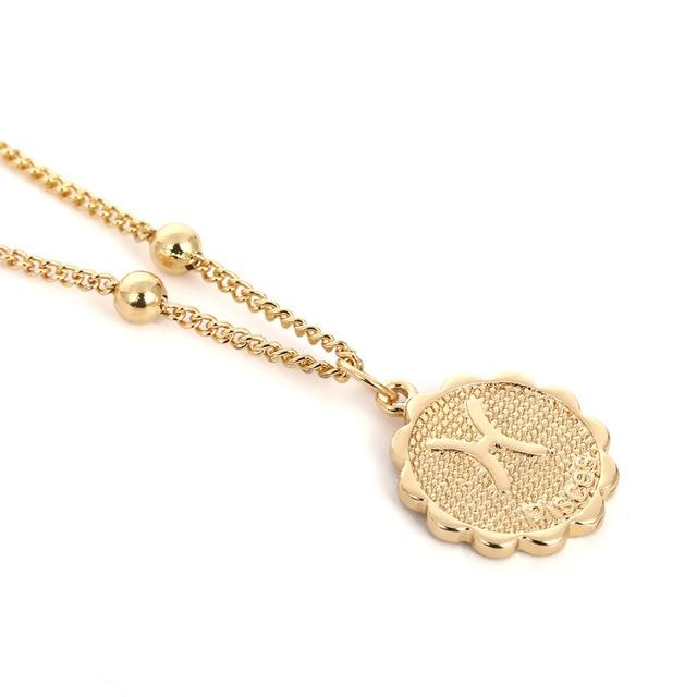 Collier "Zodiaque" ~ Argent / Or