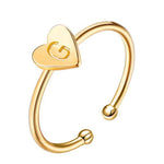 Charger l&#39;image dans la galerie, Bague &quot;Initiale&quot; ~ Or / Rose / Argent
