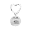 Porte-clés "Cœur" ~ Date Personnalisable
