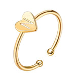 Charger l&#39;image dans la galerie, Bague &quot;Initiale&quot; ~ Or / Rose / Argent

