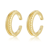 Boucle "Ear Cuff - Clipper" ~ Argent Sterling