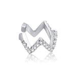 Charger l&#39;image dans la galerie, Boucle &quot;Ear Cuff - Flashy&quot; ~ Argent Sterling
