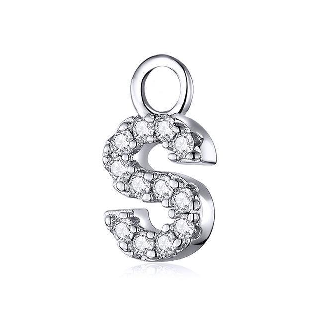 Boucles "Alphabet" ~ Argent Sterling