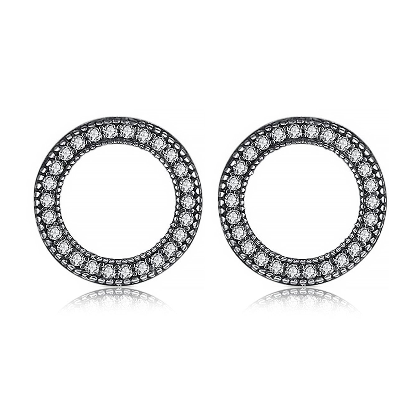 Boucles "Aura Swarovski" ~ Argent Sterling