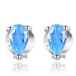 Charger l&#39;image dans la galerie, Boucles &quot;Blue Shell&quot; ~ Argent Sterling
