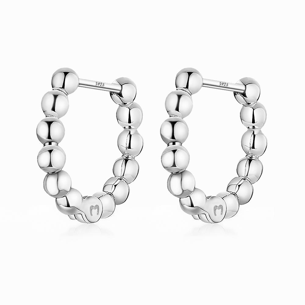 Boucles "Petites Boules" ~ Argent Sterling