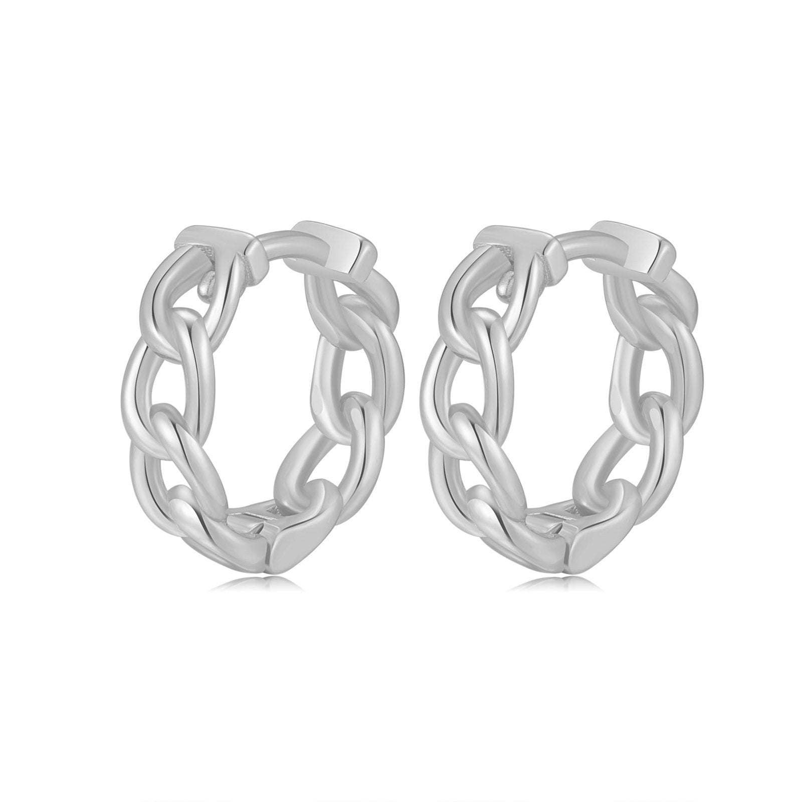 Boucles "Chaîne" ~ Argent Sterling