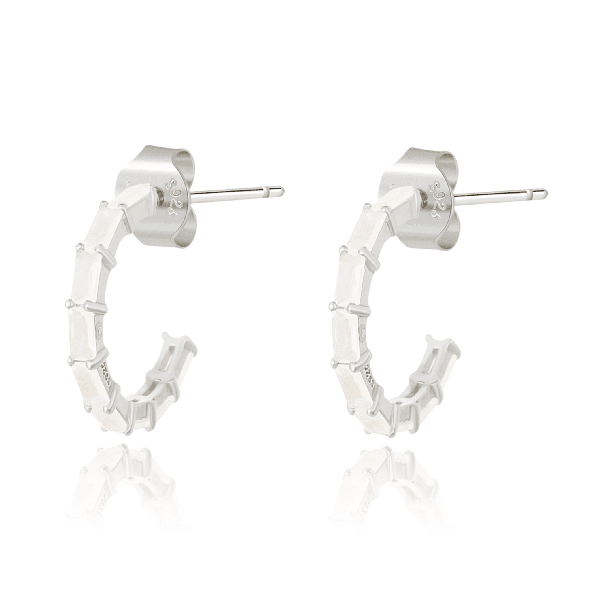 Boucles "Clairon" ~ Argent Sterling