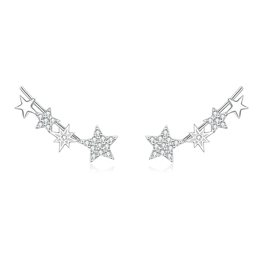Boucles "Constellation" ~ Argent Sterling