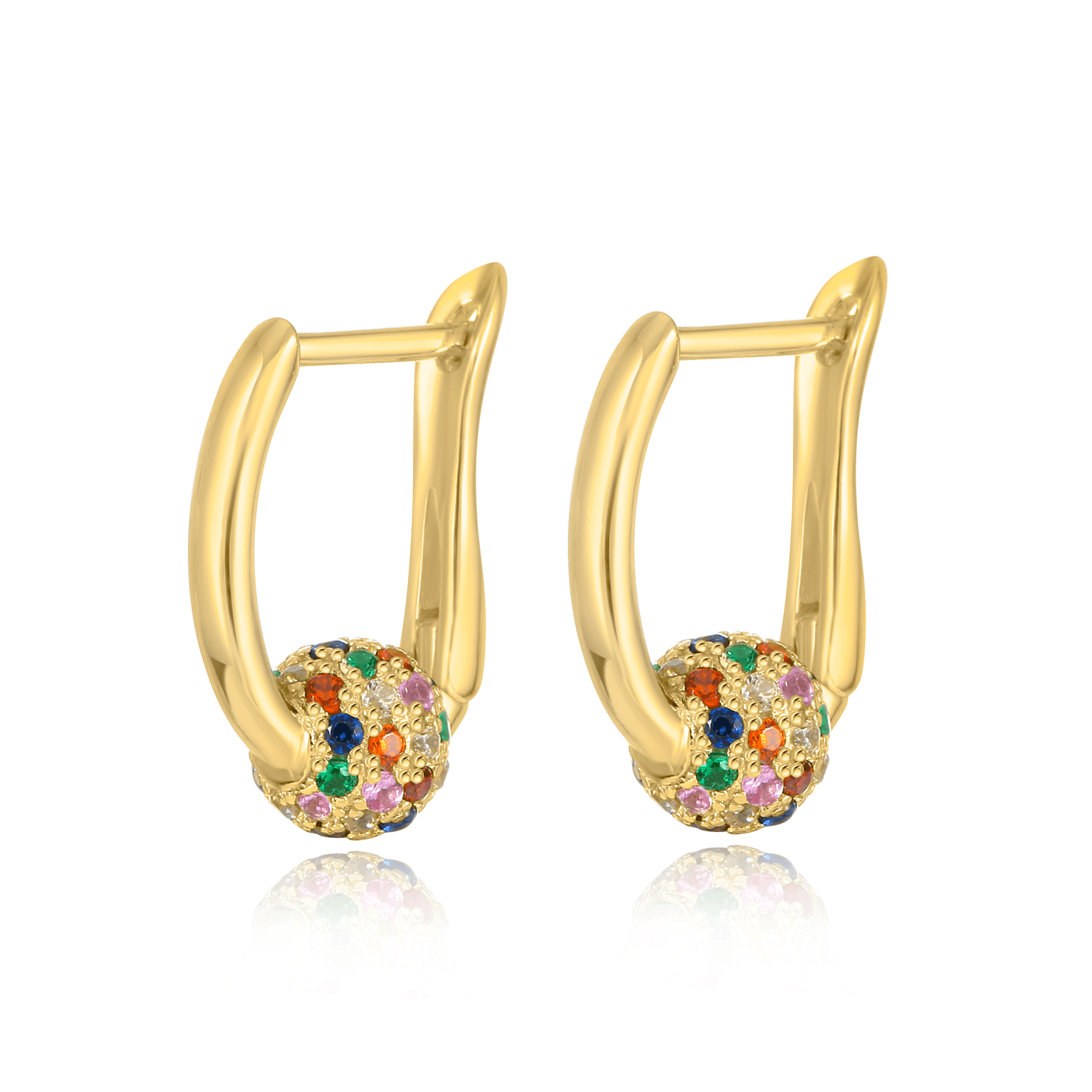 Boucles "Couleurs Fantaisie" ~ Argent Sterling