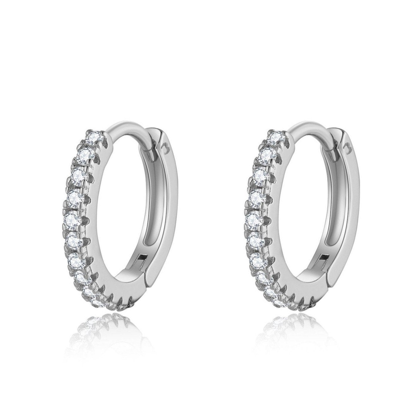 Boucles "Glam" ~ Argent Sterling