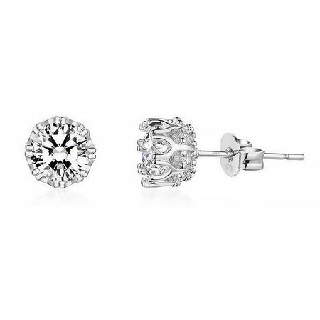 Boucles "Couronne" ~ Argent Sterling