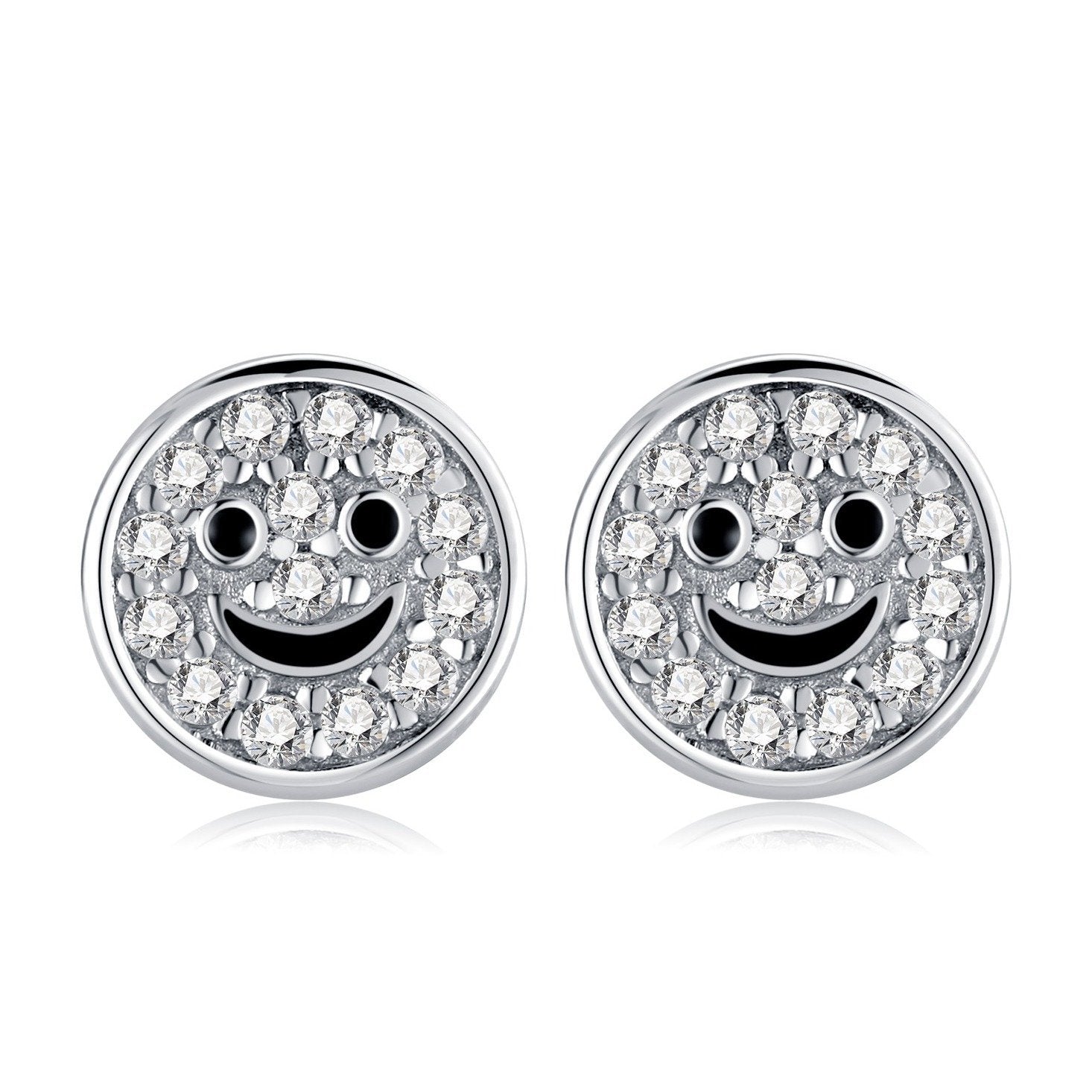 Boucles "Happy" ~ Argent Sterling