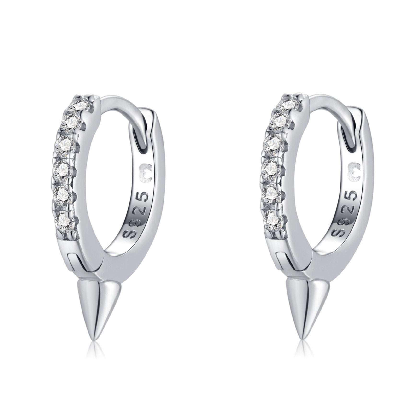 Boucles "Keen" ~ Argent Sterling