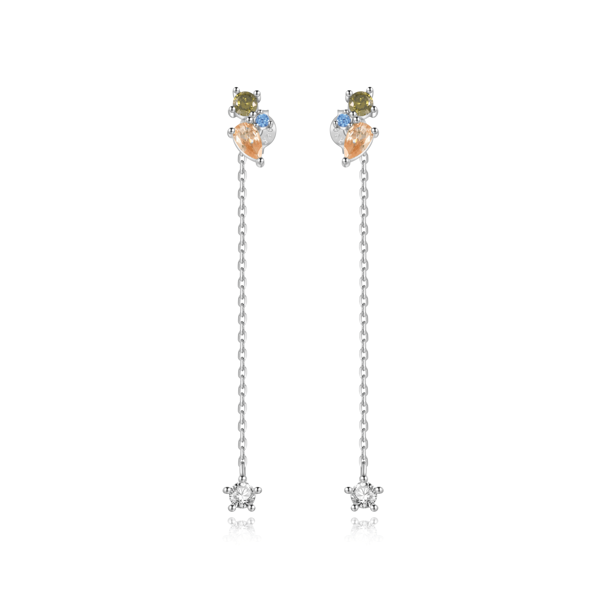 Boucles "Long Luxury" ~ Argent Sterling