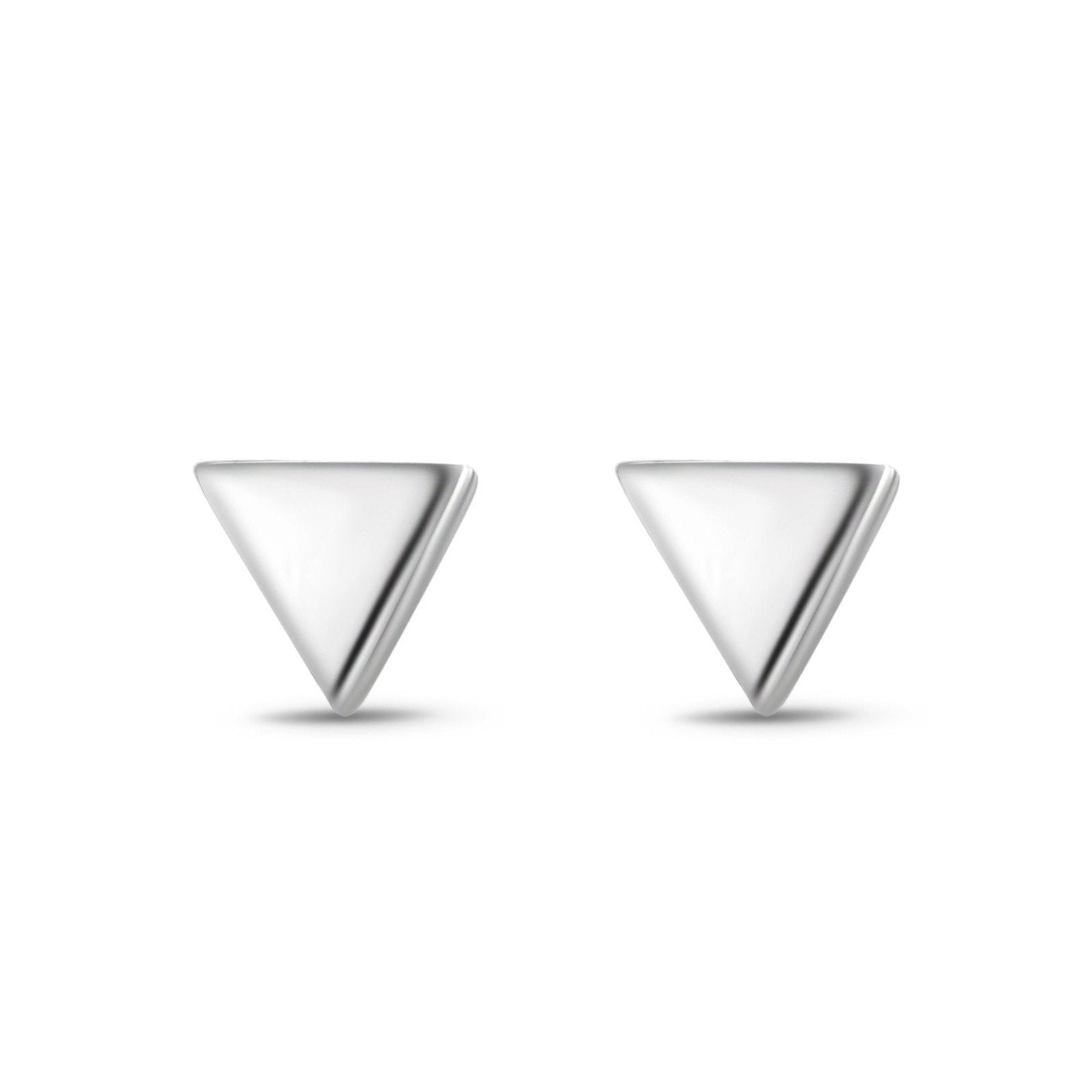 Boucles Mini "Pyramide" ~ Argent Sterling
