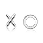Charger l&#39;image dans la galerie, Boucles Mini &quot;XoXo&quot; ~ Argent Sterling
