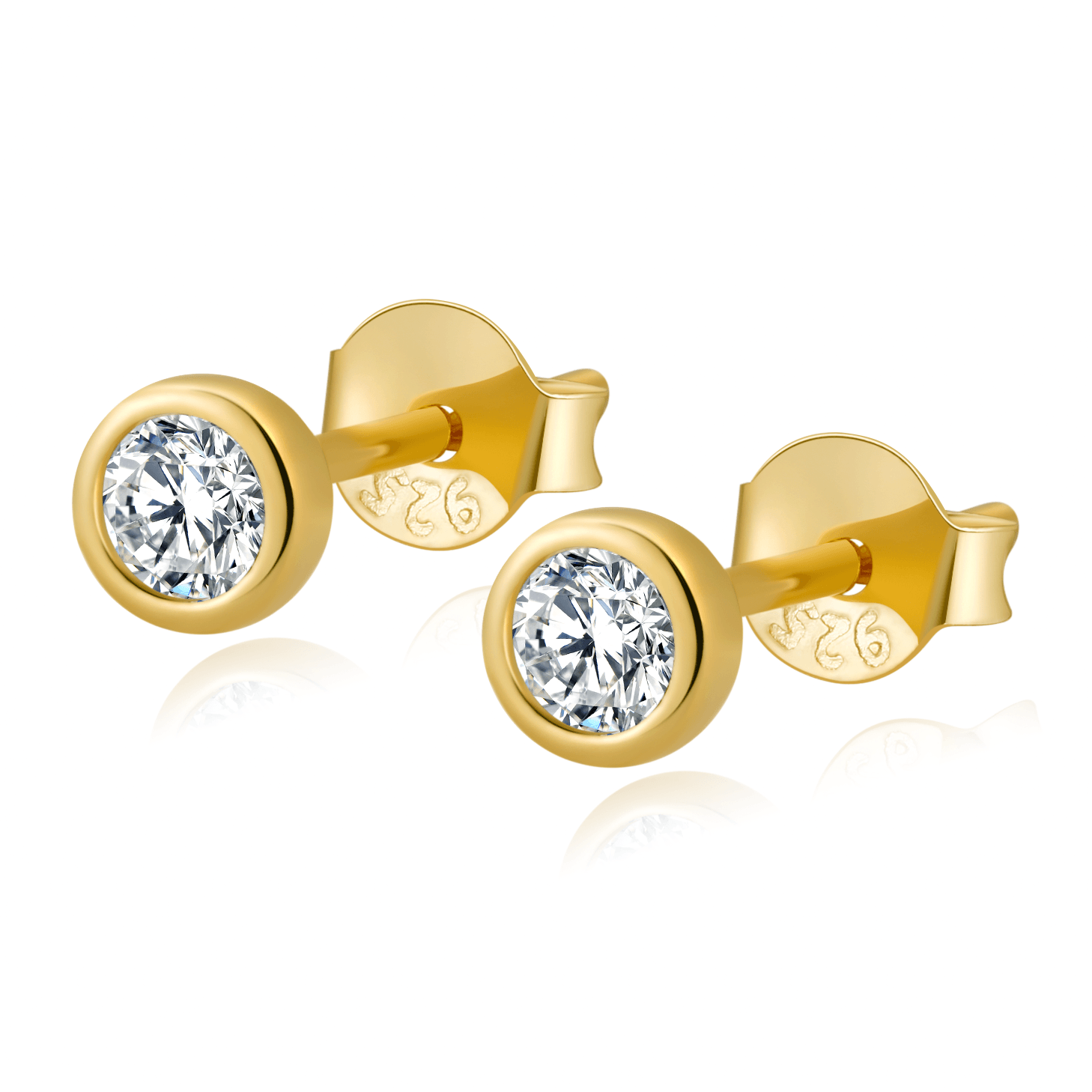Boucles "Pin" ~ Argent Sterling