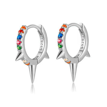 Boucles "Punch" ~ Argent Sterling