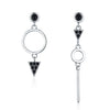 Boucles "Style Punk" ~ Argent Sterling