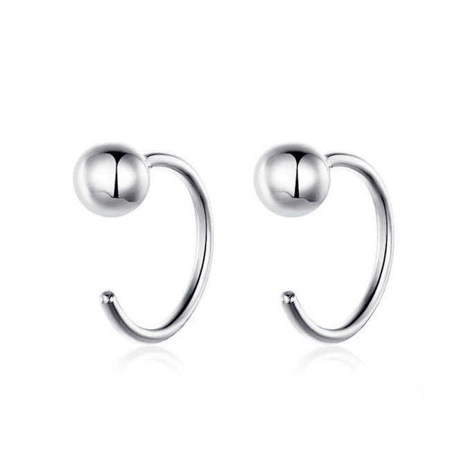 Boucles "Tactical" ~ Argent Sterling