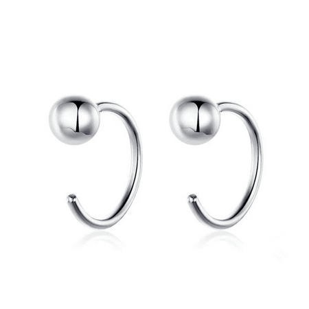 Boucles "Tactical" ~ Argent Sterling