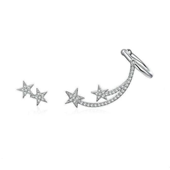 Boucles "Astre" ~ Argent Sterling