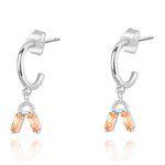 Charger l&#39;image dans la galerie, Boucles &quot;Vie&quot; ~ Argent Sterling
